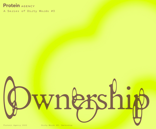 DIRTY WORDS #3 [OWNERSHIP]