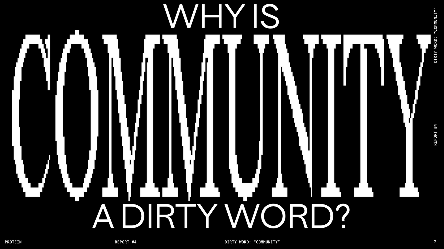 DIRTY WORDS #4 [COMMUNITY]